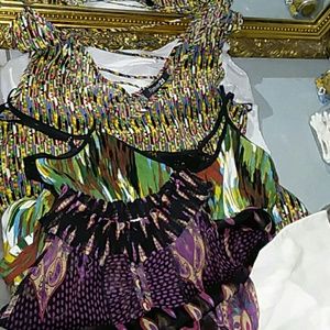 4Tops/Bundle sleeveless, tank, thin &medium straps